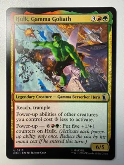 MTG Marvel Super Heroes MSH Green Lot x4 NM Hulk Killmonger Forest Hideout - Image 2
