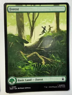 MTG Marvel Super Heroes MSH Green Lot x4 NM Hulk Killmonger Forest Hideout - Image 5
