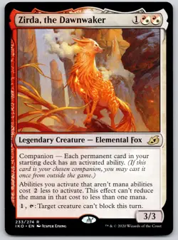 Zirda, the Dawnwaker 233 Rare Promo Pack: Ikoria Magic: The Gathering LP - Image 1