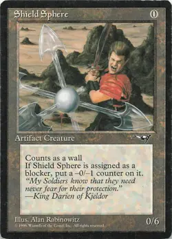 MTG Shield Sphere U Alliances 172 MP D10 - Image 1