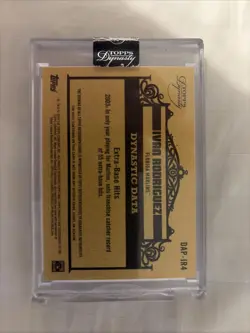 2019 Topps Dynasty IVAN RODRIGUEZ ONE OF ONE 1/1 AUTOGRAPH MLB LOGOMAN DAP-194 - Image 5