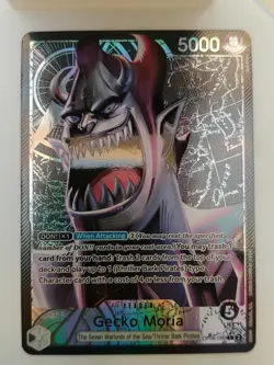 One Piece TCG Wings of the Captain OP06-080 Gecko Moria L Parallel Alt Art NM(A) - Image 1
