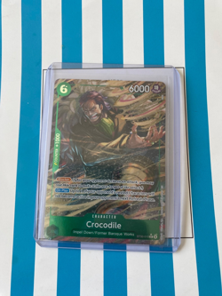 One Piece Crocodile ST30-010 Starter Deck Alt Art English TCG Card - Image 1