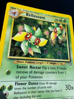 Bellossom 3/111 Neo Genesis Holo Rare Pokemon Card WOTC Vintage LP - Image 2