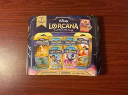 New Disney Lorcana Costco Inklands Bundle Box Pirate Foil Promo NEW Box Damage - Image 1