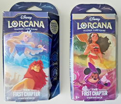 Disney Lorcana TCG The First Chapter Starter Decks Set of 2 Sealed - Image 1