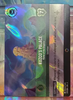 Disney Lorcana Enchanted Kuzco's Palace 213/204 Inklands 2024 EN 3 - Image 1