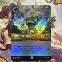 Disney Lorcana Buzz Lightyear Space Ranger 211/204 Epic Foil - Image 1