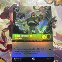 Disney Lorcana Buzz Lightyear Space Ranger 211/204 Epic Foil - Image 2