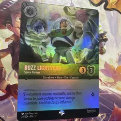 Disney Lorcana Buzz Lightyear Space Ranger 211/204 Epic Foil - Image 3