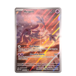 Pokemon TCG Mesprit 204/191SV08: Surging Sparks Illustration Rare Holo Card - Image 1