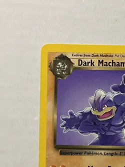 Dark Machamp 27/82 *LP* Non-Holo Rare Team Rocket Pokemon Card SEE DESCRIPTION 2 - Image 3