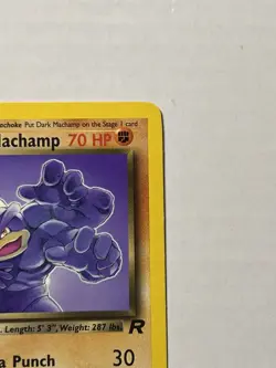 Dark Machamp 27/82 *LP* Non-Holo Rare Team Rocket Pokemon Card SEE DESCRIPTION 2 - Image 4
