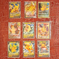 Pokemon TCG Crown Zenith/Sword & Shield 9-Card Holo/Foil Lot Pikachu V VMAX - Image 1
