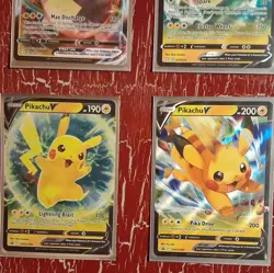 Pokemon TCG Crown Zenith/Sword & Shield 9-Card Holo/Foil Lot Pikachu V VMAX - Image 5