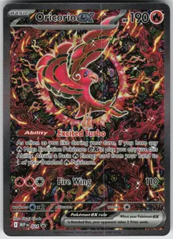 Oricorio ex Promo Holo ME: Mega Evolution Promo 024 Pokemon card NM - Image 1