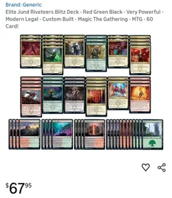 Jund Riveteers Blitz Deck - Green Black Red - Very Powerful - 60 Card MTG NM/M!! - Image 1