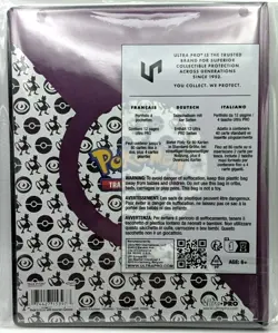 Pokemon Mewtwo Ultra PRO 4-Pocket Portfolio Binder Holds 80 Jumbo Cards - NEW - Image 2