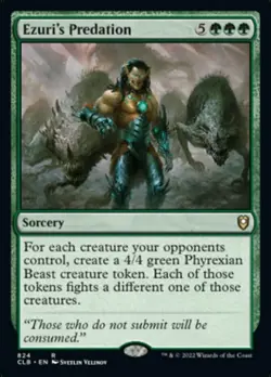 1 x Ezuri's Predation - Commander Legends: Battle for Baldur's Gate - Light Play - Image 1