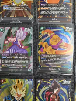 9 Card Lot Dragon Ball Super Fusion World SR Gogeta Goku Vegeta - Image 5