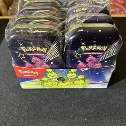 Empty Pokemon Tins With Sticker And Art Card - Image 4