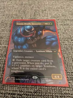 Venom, Deadly Devourer - Borderless Marvel's Spider-Man: Eternal-Legal MTG 🔥 - Image 1