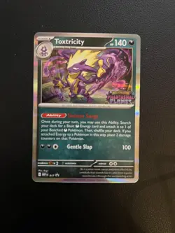 Pokemon Card TCG - Toxtricity MEP 017 - Phantasmal Flames - Stamped Promo - Image 1