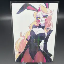 Charlie Morningstar Hazbin Hotel Holographic Anime Collectible Trading Card - Image 2