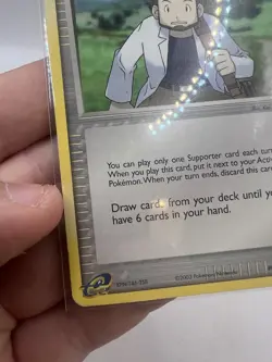 Professor Birch 89/109 EX Ruby & Sapphire Pokemon Card MP - Image 5