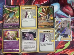 Pokemon Celebrations 25th Anniversary Complete Holo Rare Set Lot of 7 Card - Image 1