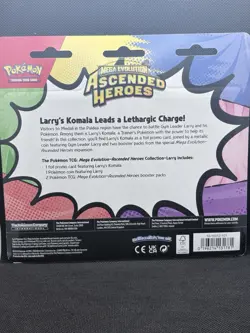 Pokemon TCG Mega Evolution—Ascended Heroes Larry Komala EX Kit 21 Cards - Image 2