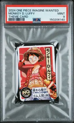 PSA 9 Monkey D. Luffy Theme Card One Piece Imagine Wanted One Piece 2024 - Image 1