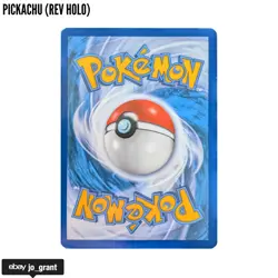 Pokemon Pikachu TCG Reverse Holo Card 30/111 Crimson Invasion - Image 2