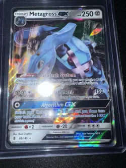 Metagross GX 85/145 Guardians Rising NM Ultra Rare Pokemon Card - Image 1