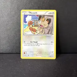 61/98 Meowth Common Card: Pokemon Trading Card Game XY-07 Ancient Origins - Image 1