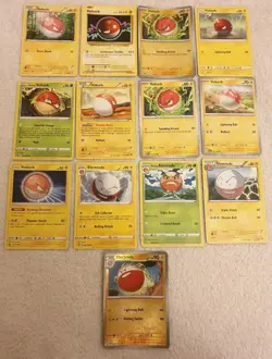 VOLTORB & ELECTRODE CARDS BUNDLE POKEMON CARDS BUNDLE #1. - Image 1