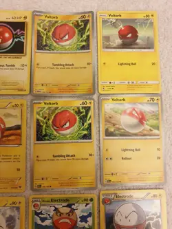 VOLTORB & ELECTRODE CARDS BUNDLE POKEMON CARDS BUNDLE #1. - Image 3