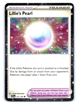 Lillie's Pearl (Cosmos Holo) 151/159 Miscellaneous Cards & Products Pokemon NM/M - Image 1