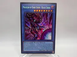 Magician of Dark Chaos - Black Chaos Secret Rare 1st Ed. CORI-EN027 NM Yugioh! - Image 1
