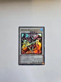 Yugioh: Blazing Dominion - Crimson Blade Dragon (Ultra Rare) - BLZD-EN037 - Image 1