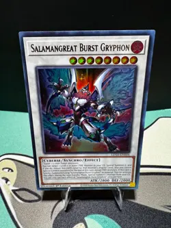 Salamangreat Burst Gryphon LD10-EN004 Ultra Rare Yu-Gi-Oh 1st Edition LP - Image 1