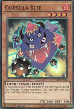 Guerilla Kite - WSUP-EN040 - Super Rare - 1st Edition - Lightly Played - Image 1