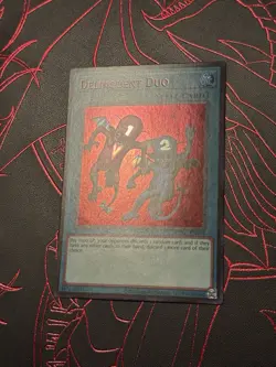 YUGIOH DELINQUENT DUO SECRET RARE 1ST EDITION LCKC-EN101 NM - Image 2