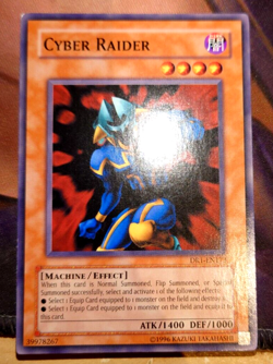 Cyber Raider Yugioh Trading Card DR1-EN173 - Image 1