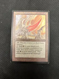 Red Mana Battery Mtg Legends LP - Image 1