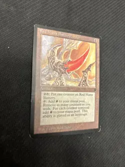 Red Mana Battery Mtg Legends LP - Image 3