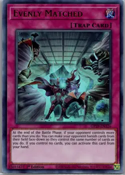 Evenly Matched GFTP-EN126 Ghosts From the Past Yu-Gi-Oh 1st Edition LP - Image 1