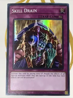 Yu-Gi-Oh Skill Drain RA02-EN077 Super Rare 1st Edition - Image 1