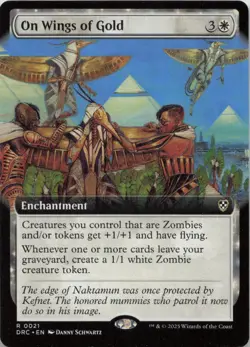 On Wings of Gold (Extended Art) R Commander: Aetherdrift 21 LP-NM - Image 1