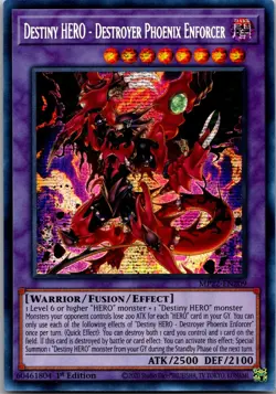 Destiny HERO - Destroyer Phoenix Enforcer MP22-EN209 Pharaoh's Gods Yu-Gi-Oh LP - Image 1